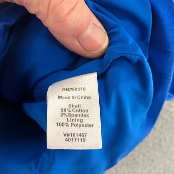 Coldwater Creek Blazer Womens 20 22 Blue Cuffed 3/4 Sleeve Button Office Work* - Picture 7 of 11